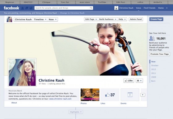 Christine Rauh Facebook Fanpage