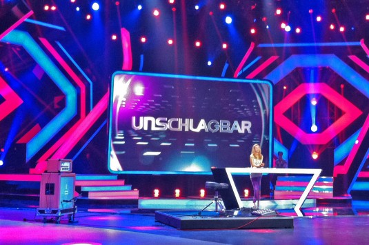 Christine Rauh zu Gast bei der RTL-Show "Unschlagbar" 